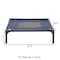 Pet Adobe Elevated Portable Pet Bed Cot-Style 24.5 inx18.5 inx7 in for Dogs and Small Pets, Indoor / Outdoor 698759VVS - alternate 2